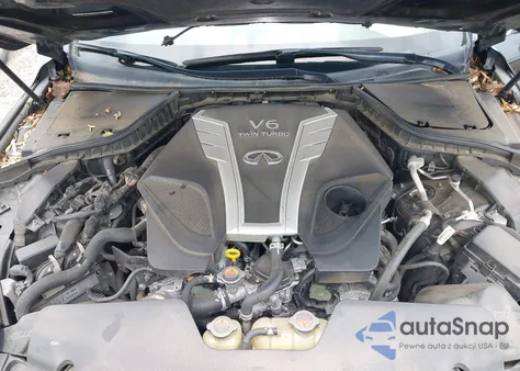 2016 Infiniti Q50 Red Sport 400 from USA, damaged, VIN JN1FV7AR1GM451901